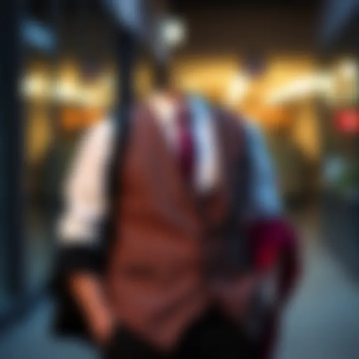 Elegance Redefined: Dual Vest for Special Events Elegant dual vest outfit suitable for special occasions