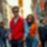 Stylish dual vest ensemble showcasing modern fashion trends