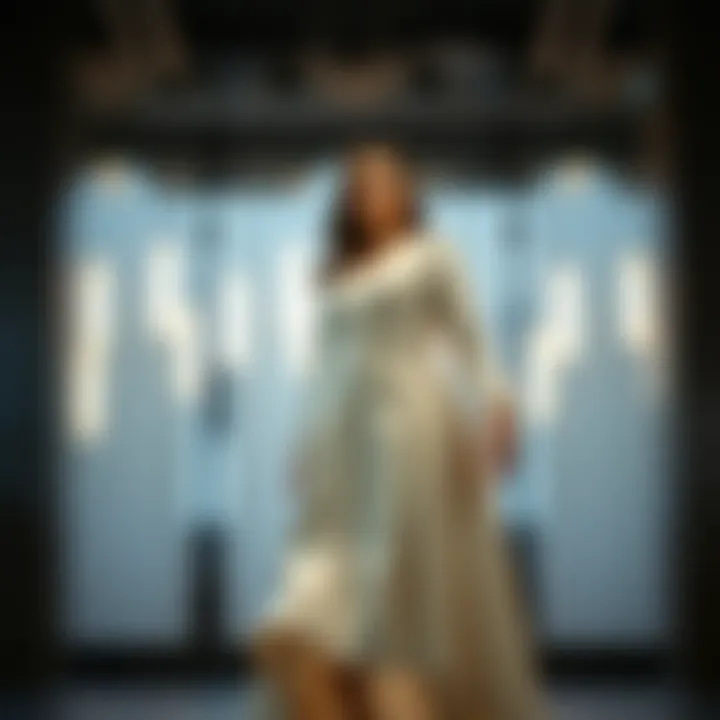 Contemporary Plus-Size Elegance Elegant plus-size dress showcasing contemporary design