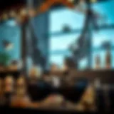 Luxury in Leather: An Elegant Display Elegant black leather lingerie set on display