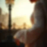 The Essence of Lace in Modest Fashion Elegant lace dress with intricate details