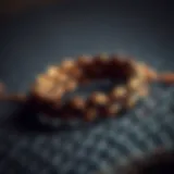 Stylish braided bracelet showcasing intricate design