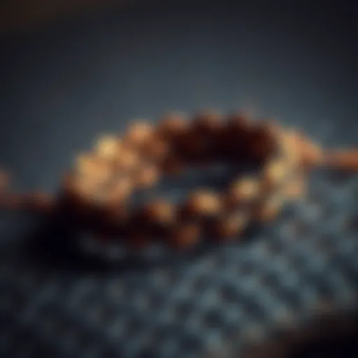 Stylish braided bracelet showcasing intricate design