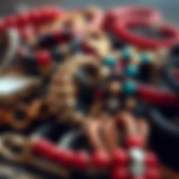 A collection of various bracelets in different styles