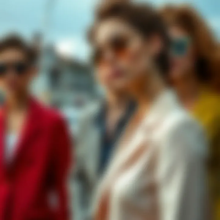 Diverse Styles of Blazers Different styles of blazers displayed creatively