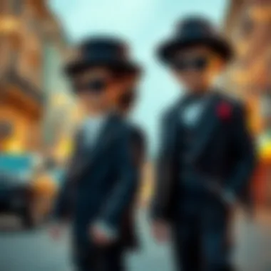 Stylish Combinations Stylish tuxedo combinations for children