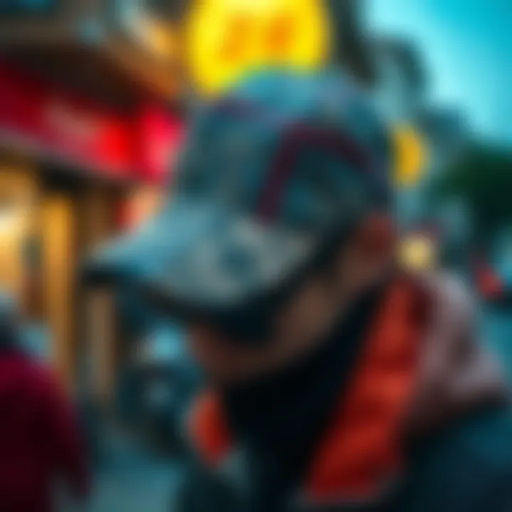 Modern Style Cap in Trendy Wear A modern stylish cap worn casually