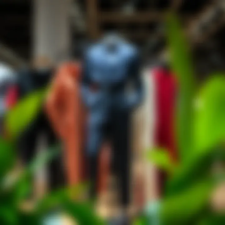 Diverse styles of trousers displayed on a mannequin