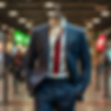 Stylish casual suit arrangement