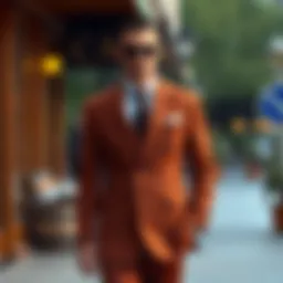 Elegantly tailored classic jacket showcasing timeless fashion