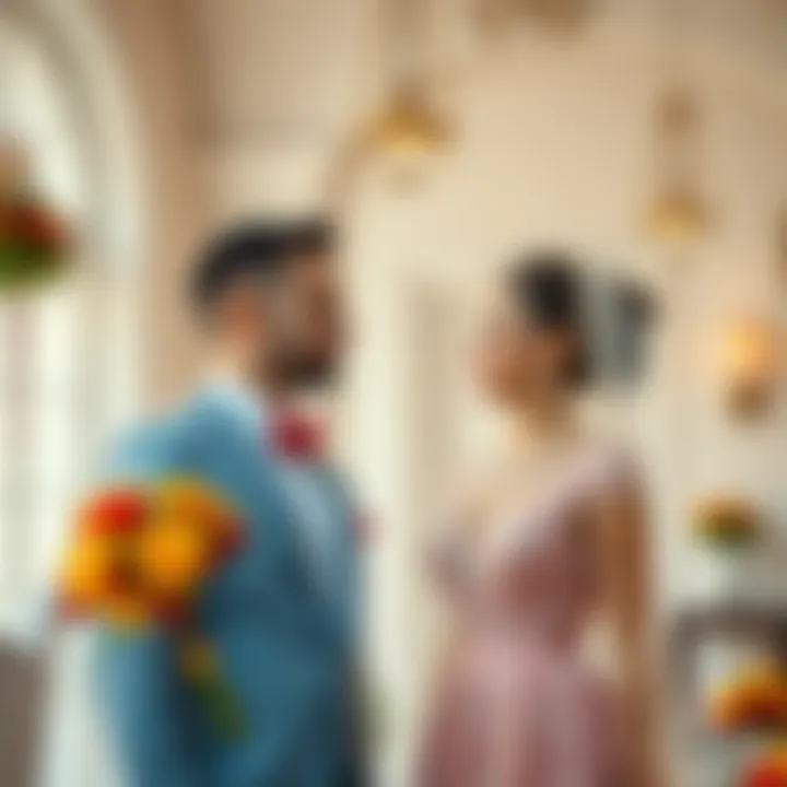 Vibrant Color Combinations for Wedding Attire Color combinations for wedding attire