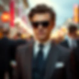 Elegant suit perfect for formal occasions