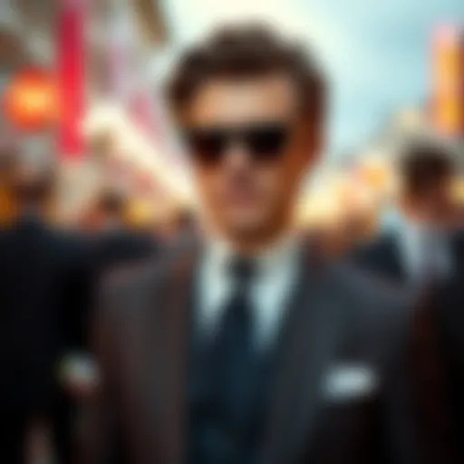 Elegant suit perfect for formal occasions