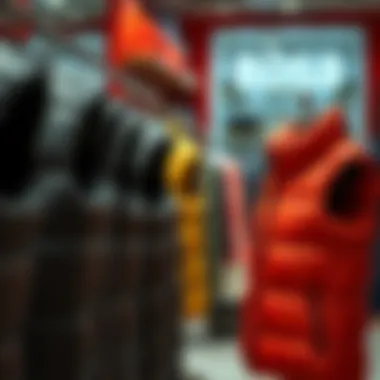 Diverse Styles of Puffer Vests in Fashion Different styles of puffer vests displayed in a fashion boutique
