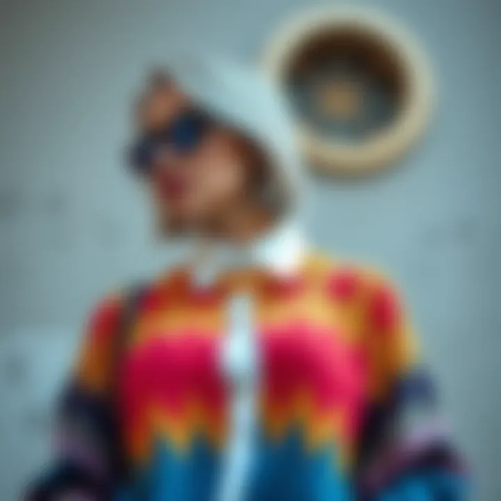 Color Coordination for a Chic Look Fashionable color combination of sweater and shirt