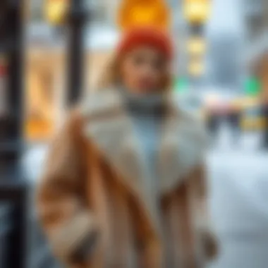 Winter Fashion Inspiration Fashionable winter outfit with a fur coat