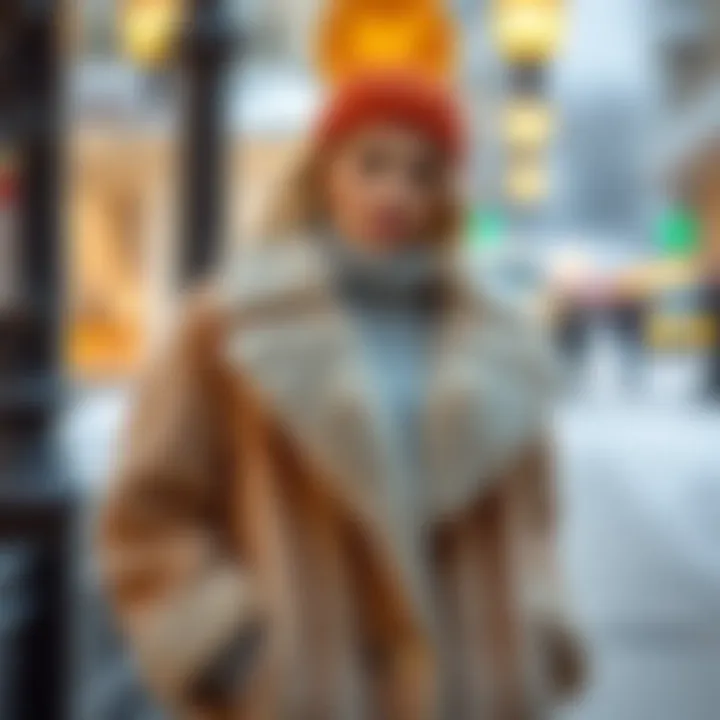 Winter Fashion Inspiration Fashionable winter outfit with a fur coat