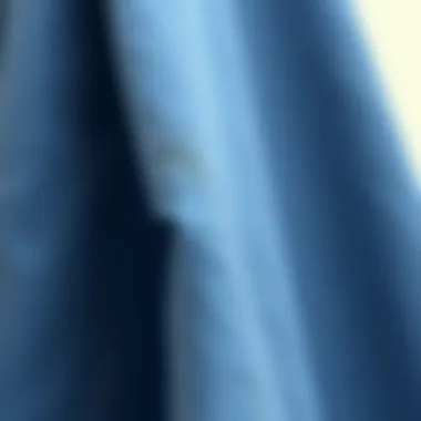 Quality Fabric of Flare Cut Pants Close-up of the fabric texture of a flare cut pant, emphasizing quality