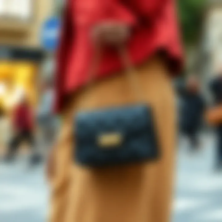 Elevate Your Look with Style Combinations Trendy outfit paired with a gold chain black bag