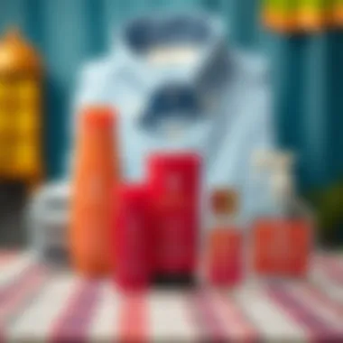 Maintaining Perfection: Care Tips for Your Golden Star Shirt Care tips displayed alongside golden star shirt care products