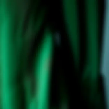 Texture That Speaks Style Close-up of fabric texture of a green dress