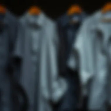 Collection of Gray Shirts Collection of gray shirts in various styles and cuts