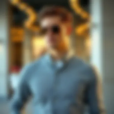 Sophisticated gray shirt outfit for a formal event