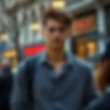 Layered look featuring a gray shirt for cooler weather