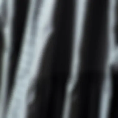 Textures and Fabrics of Gray Long Skirts Close-up of fabrics and textures used in gray long skirts, highlighting quality.