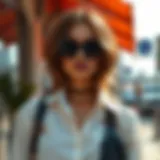 Chic Combination with Half Shirt Stylish half shirt outfit