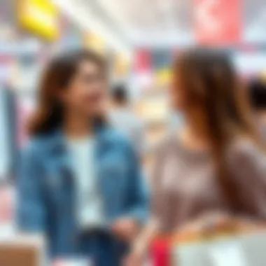 Satisfaction in Shopping Experience Happy customer enjoying shopping experience at Ozdilek