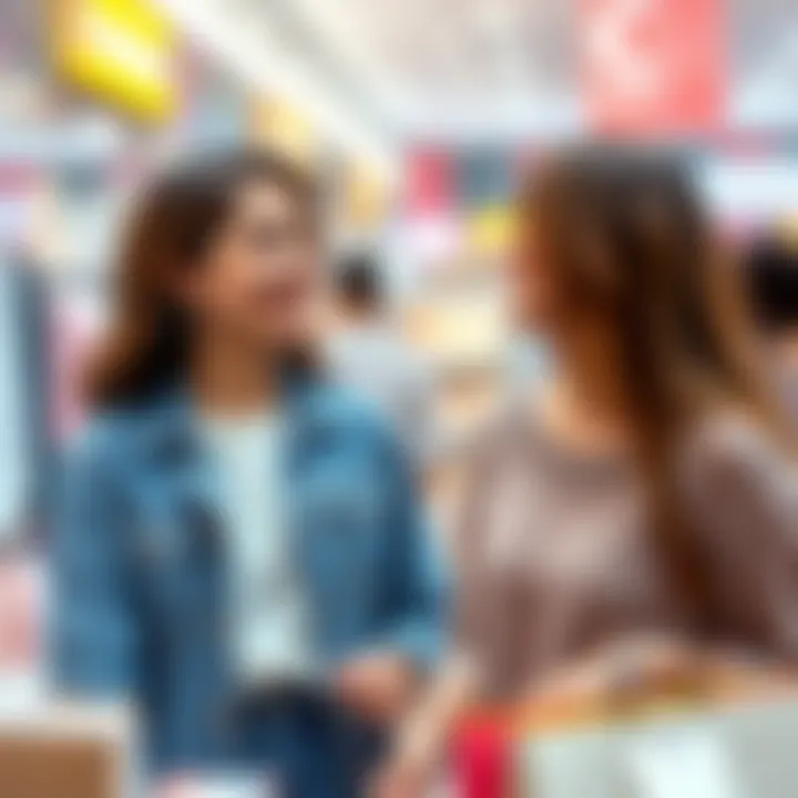 Satisfaction in Shopping Experience Happy customer enjoying shopping experience at Ozdilek