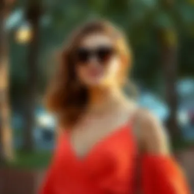 Accessorized look showcasing a stunning jumpsuit