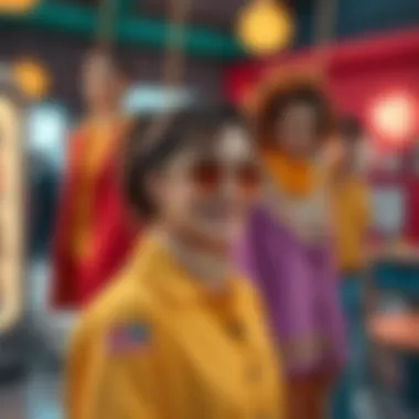 Vibrant Collection of Unique Styles A vibrant collection reflecting unique style choices