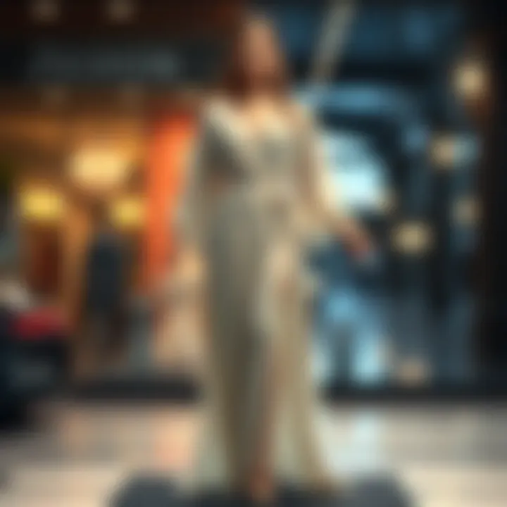 Chic Janjan Chiffon Dress Elegant janjan chiffon dress display