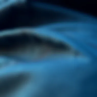 Detailed Look at Jogger Jean Material Close-up of jogger jean fabric showcasing texture