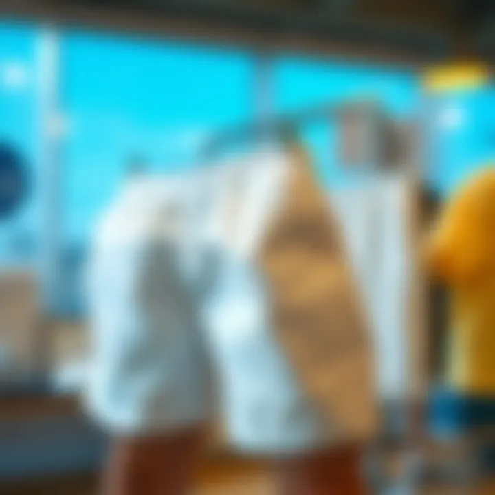 Diverse Fabrics for White Shorts Various fabric types used for white shorts