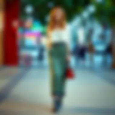 Everyday Pant Skirt Look Casual styling of a pant skirt for everyday wear