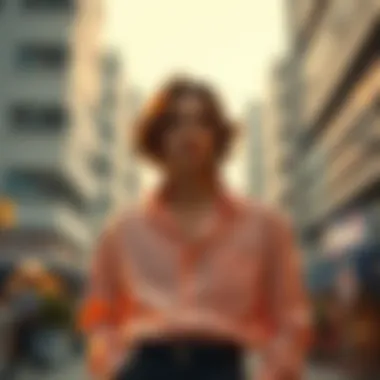 Modern Aesthetics with a Soft Fabric Shirt Soft fabric shirt showcasing contemporary design