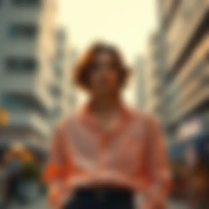 Modern Aesthetics with a Soft Fabric Shirt Soft fabric shirt showcasing contemporary design