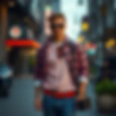 Chic Ensemble: Blending Shirts and Accessories Stylish outfit combining shirt and accessories