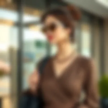 Modern Elegance Meets Classic Style Stylish closed dress paired with contemporary accessories