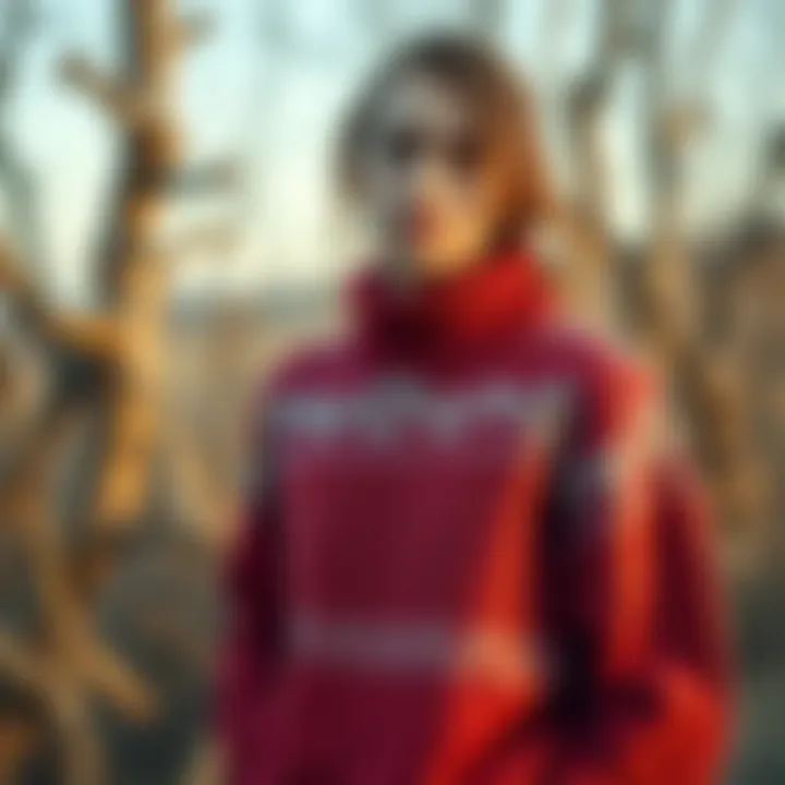 Elegant Knitted Sweater Design Stylish knitted sweater model showcasing intricate patterns and textures.