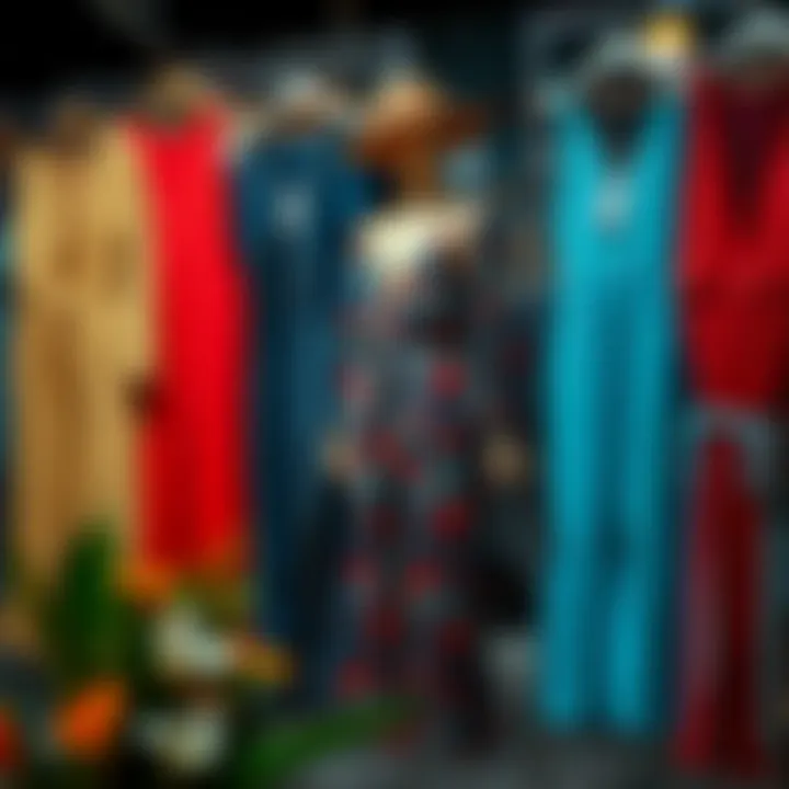 Diverse Jumpsuit Styles Showcase Various styles of jumpsuits displayed visually