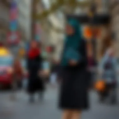 Urban Modest Style Inspiration Inspiring modest fashion street style captured in a city