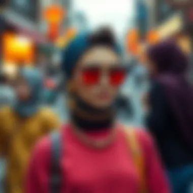 Bold Accessories in Modest Fashion Vibrant accessory combinations enhancing a modest look