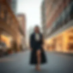 Elegant closed outfit set showcasing contemporary design