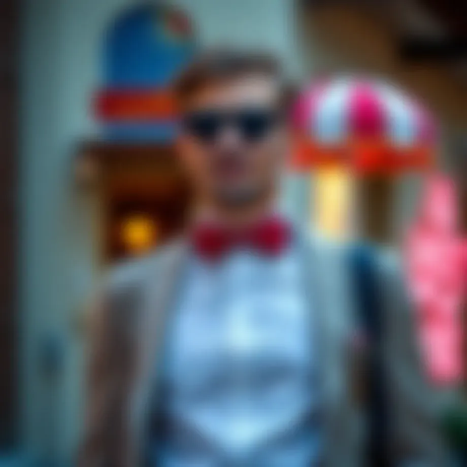 Elegant bow tie style showcasing Kayseri's unique fashion culture