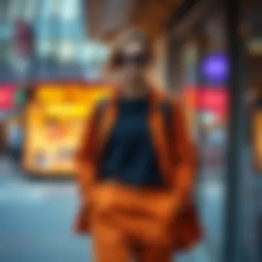 Fashionable Casual Look with Terracotta Pants Fashionable casual look featuring terracotta pants