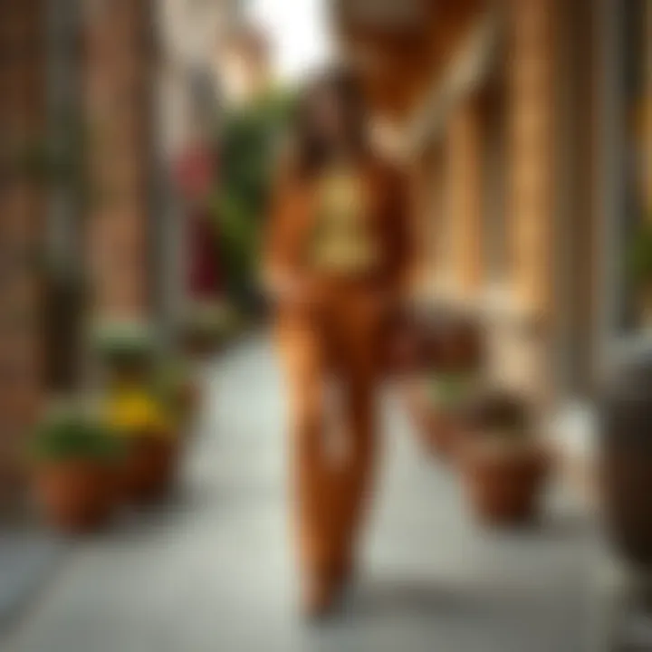 Color Palette for Terracotta Pants Combinations Color palette showcasing combinations with terracotta pants